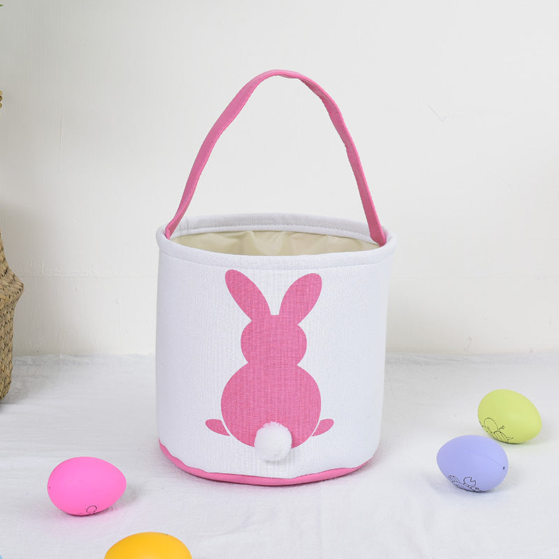 Wholesale 10pcs Easter Basket Plush Rabbit Tail Egg Ornaments